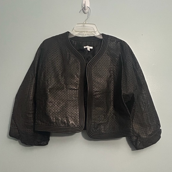 CACHE LEATHER jacket - Picture 6 of 7